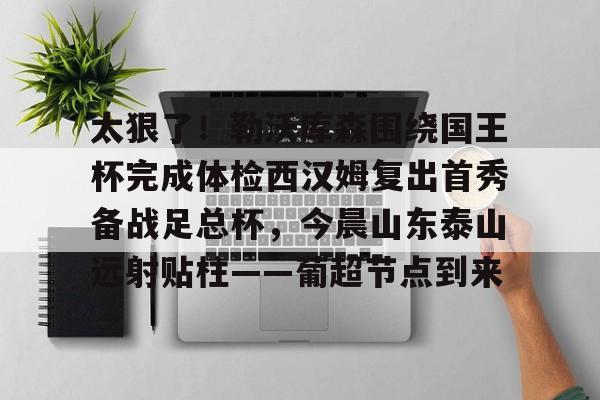 太狠了！勒沃库森围绕国王杯完成体检西汉姆复出首秀备战足总杯，今晨山东泰山远射贴柱——葡超节点到来的简单介绍